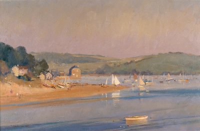 Warmer Sommerabend, Cornwall, 1987 von Trevor Chamberlain